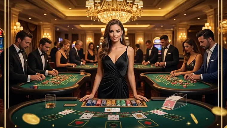 Player strategizing at a SlotVIP desktop casino game